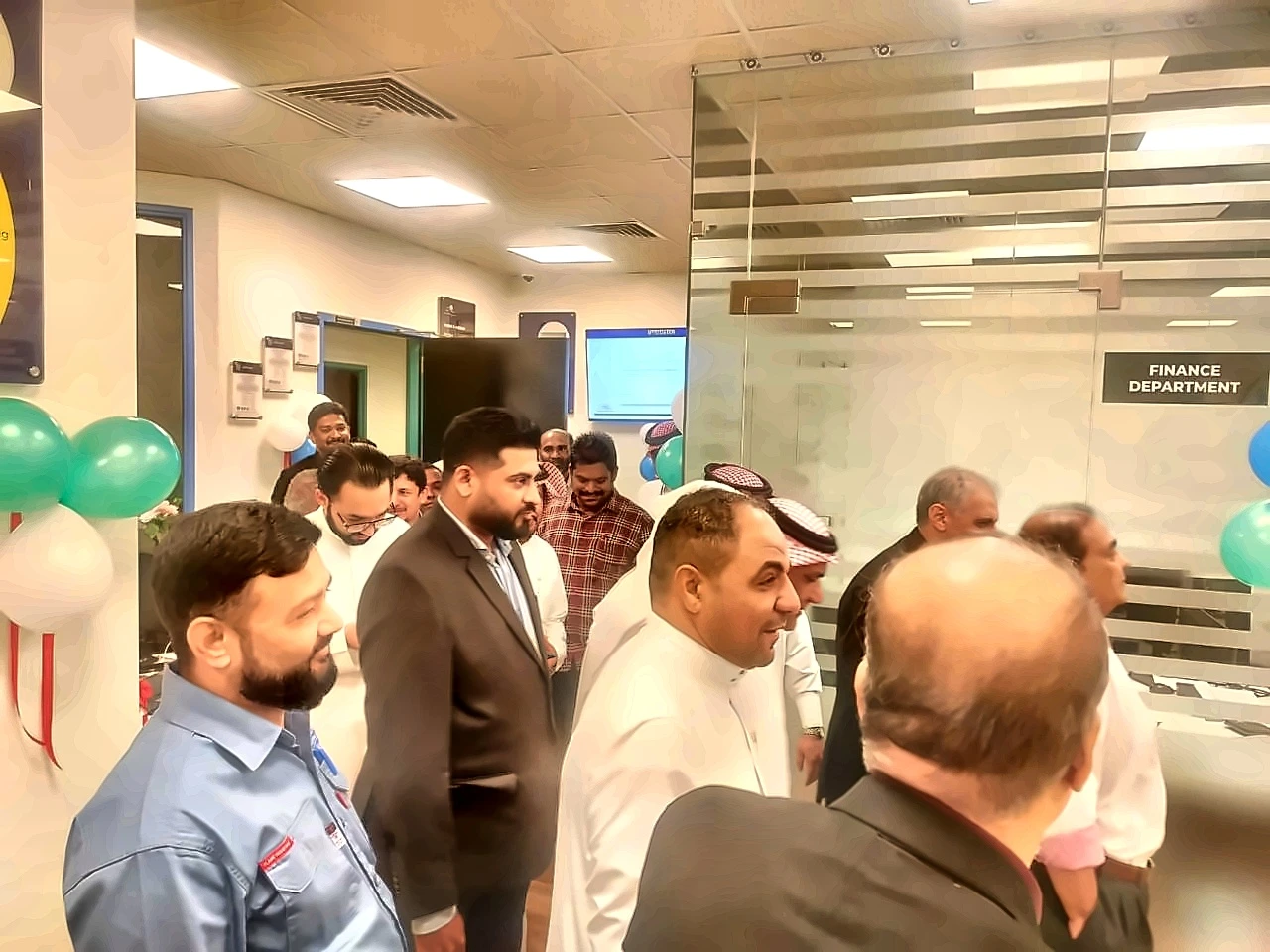 Opening the Finance Department at MEG Al Khobar office