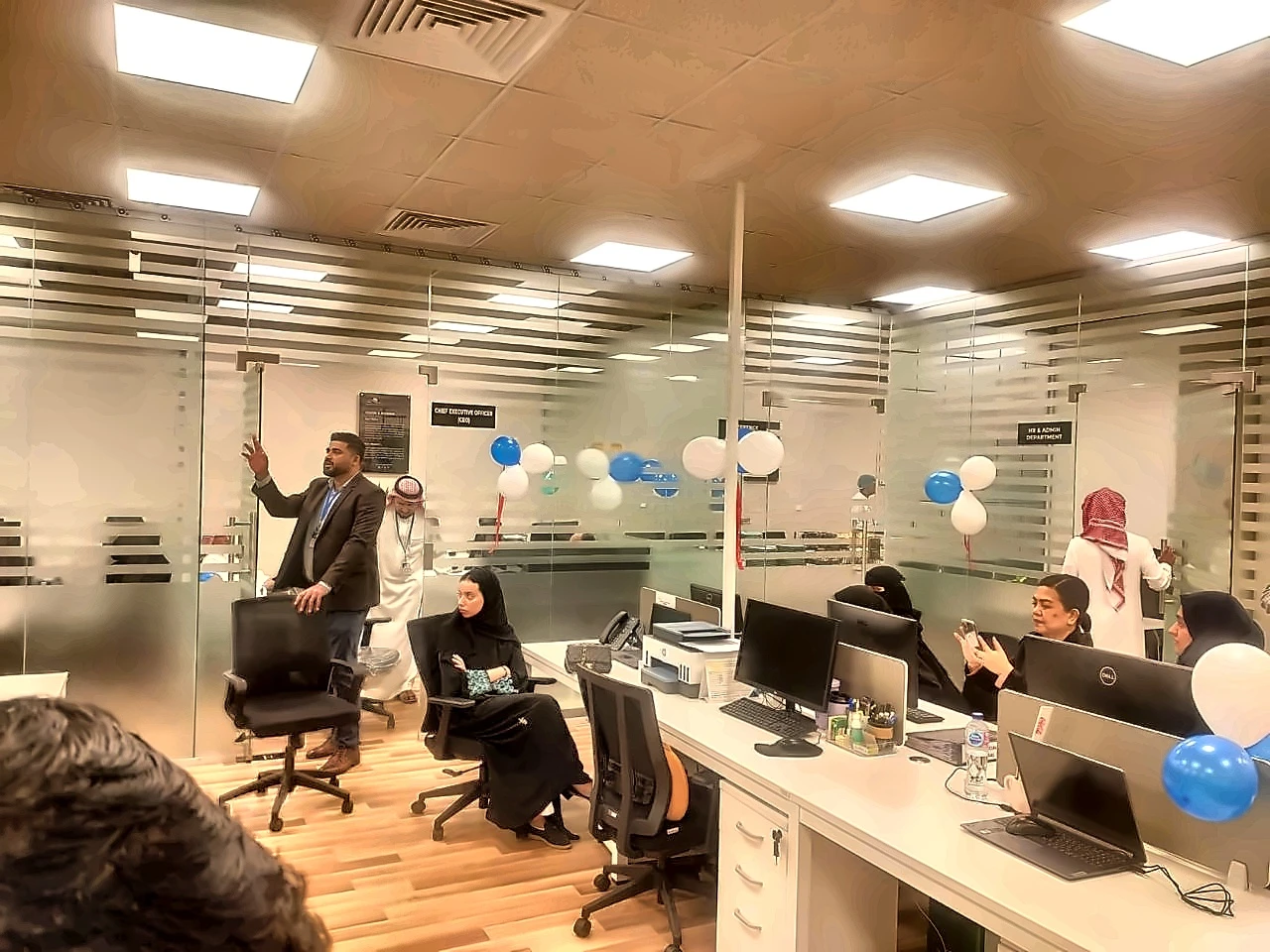 CEO suite and administrative wing at MEG Al Khobar office