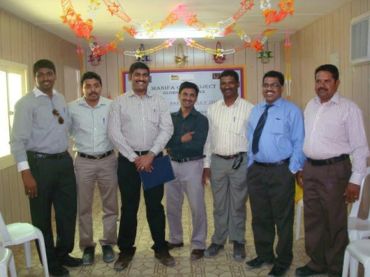 Manifa CHF Project team celebration