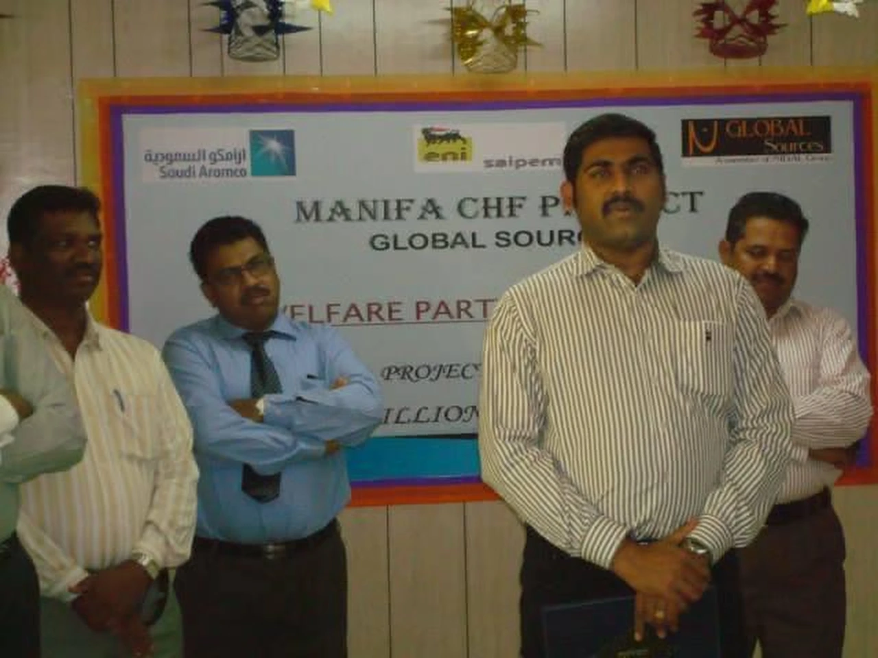 Manifa CHF Project site leadership team