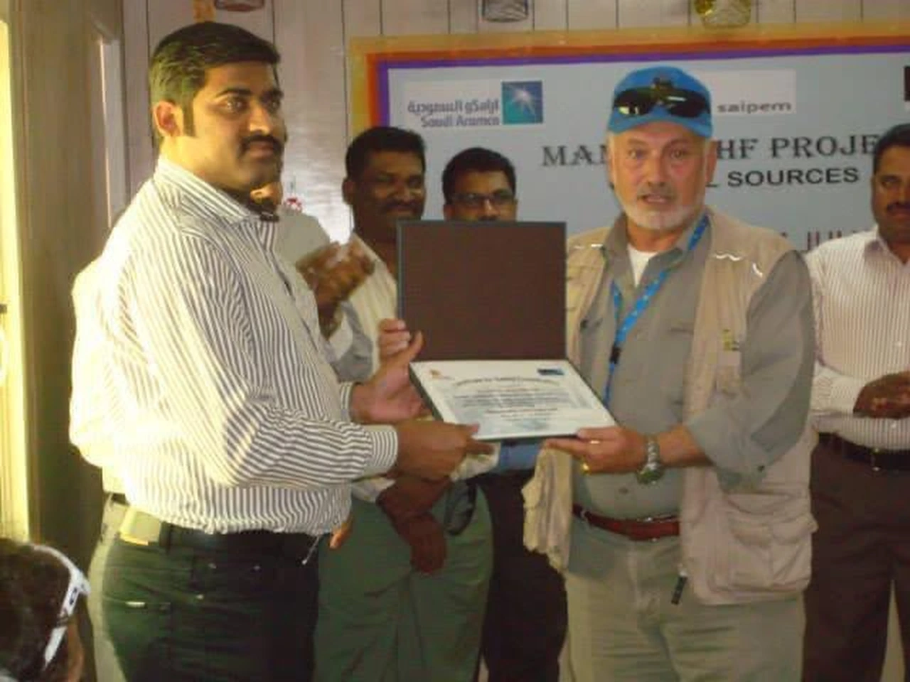 Manifa CHF Project certificate presentation ceremony