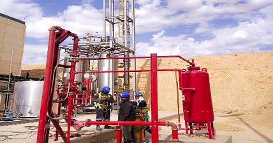 Saudi Chemical Astana EPC Project — equipment skid installation