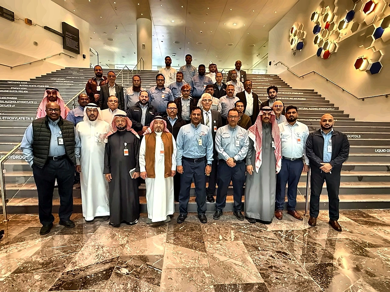 SABIC STC Mega Project kickoff delegation group photo