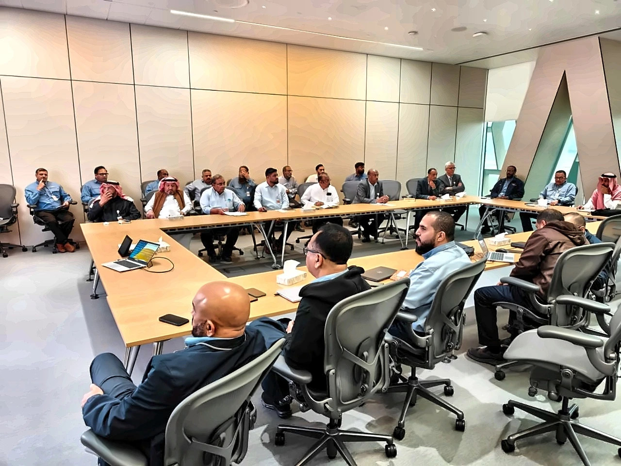 Full project team at SABIC STC Mega Project internal kickoff