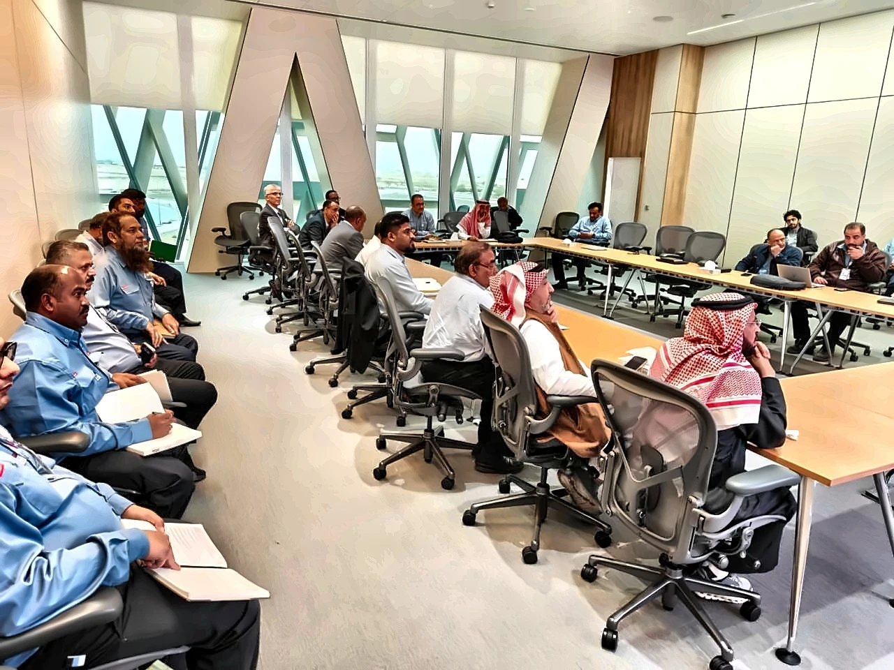 SABIC STC Mega Project kickoff session with team engagement